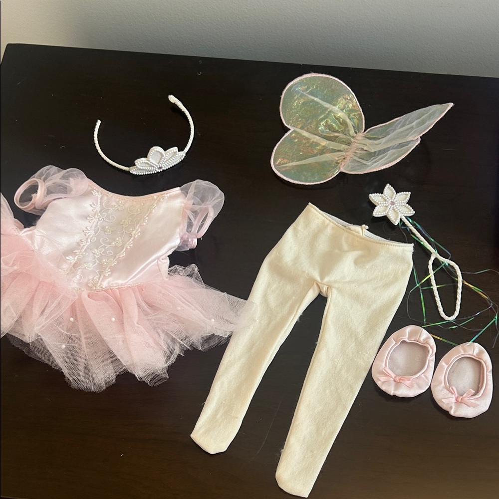 American girl pleasant company first edition, complete set ballet outfit